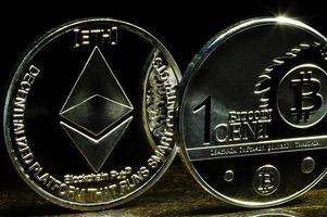 Ethereum blockchain cryptocurrency photo