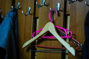 hangers hang on hooks photo