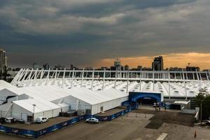 KYIV, UKRAINE - May, 24, 2018 Official UCLfinal in Kyiv, Ukraine before 2018 UEFA Champions League Final photo