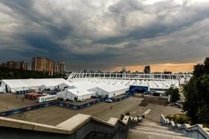 KYIV, UKRAINE - May, 24, 2018 Official UCLfinal in Kyiv, Ukraine before 2018 UEFA Champions League Final photo