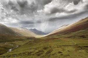 paisaje de las áreas del norte de pakistán foto