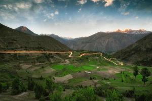 paisaje de las áreas del norte de pakistán foto