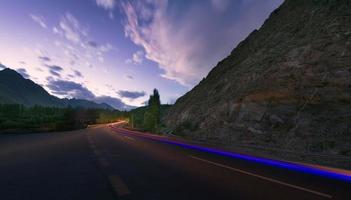 paisaje de las áreas del norte de pakistán foto