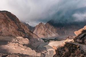 paisaje de las áreas del norte de pakistán foto