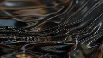 concepto abstracto moderno con fondo de partículas onduladas. ilustración de procesamiento 3d foto