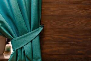 turquoise theater curtain background photo