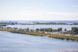 2022-08-14 tatarstan, kazan, centro turístico, elementos de diseño arquitectónico. caminar por el centro de la ciudad. atracciones foto