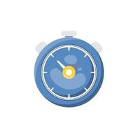 Blue stopwatch on isolated background, Vector illustration.