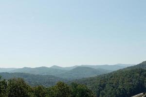 mountain landscape in the morning photo