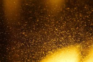 gold glitter texture. Luxury xmas background. Holiday concept. Text space photo