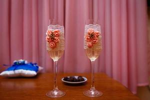 Table in the wedding room. Hall with Registry Office photo