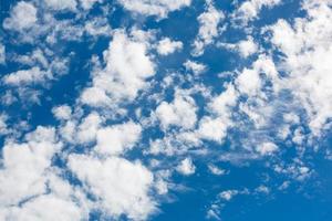 Clouds with blue sky photo