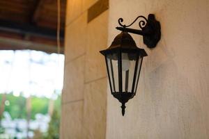 Antique Victorian Outdoor Wall Lamp photo