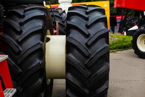 Modern Tractor Close-Up photo