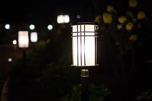 The street lamp in the park photo