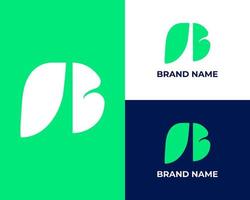 diseño de logotipo de letra bp pb creativo y minimalista, aspecto moderno de pb bp vector