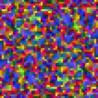 Digital colorful pattern with messy pixels grid vector