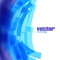 Vector background with blue lines and blurred edge