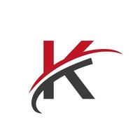 Initial Letter K Logo Vector Template Modern and Simple Design