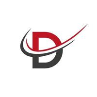 Letter D Logo Vector Template Modern and Simple Design