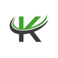 Initial Letter K Logotype For Business And Company Identity vector