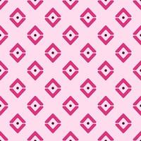 Vector seamless pattern of pink rhombus on white background. Perfect for wrapping, printing, web sites, wallpapers, textile