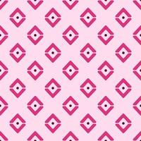 Vector seamless pattern of pink rhombus on white background. Perfect for wrapping, printing, web sites, wallpapers, textile