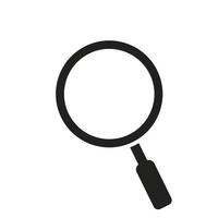 Zoom Icon. Magnifying Glass Sign vector