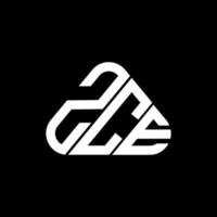 Diseño creativo del logotipo de la letra zce con gráfico vectorial, logotipo simple y moderno de zce. vector
