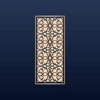 patterns with white background, islamic vectors with floral panels for cnc laser cutting - Seamless die cut decorative pattern template - Laser cut panels set, oriental