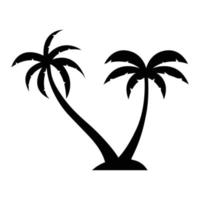 Palm tree summer logo template vector illustration