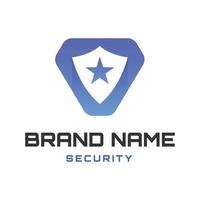 Logo Data security account for application companies in technology vector