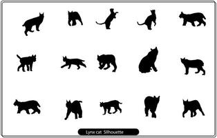 Lynx cat Silhouette free vector