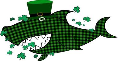 ST Patricks Shark vector