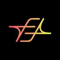 FF logo design concept with background. Initial based creative minimal monogram icon letter. Modern luxury alphabet vector design