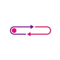 On and Off toggle switch buttons. Material design switch buttons set. Vector illustration.