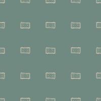 Chess clock engraved seamless pattern. Retro watch for chess game in hand drawn style. Sketch texture for fabric, wallpaper, textile, print, title, wrapping paper. Vector illustration.