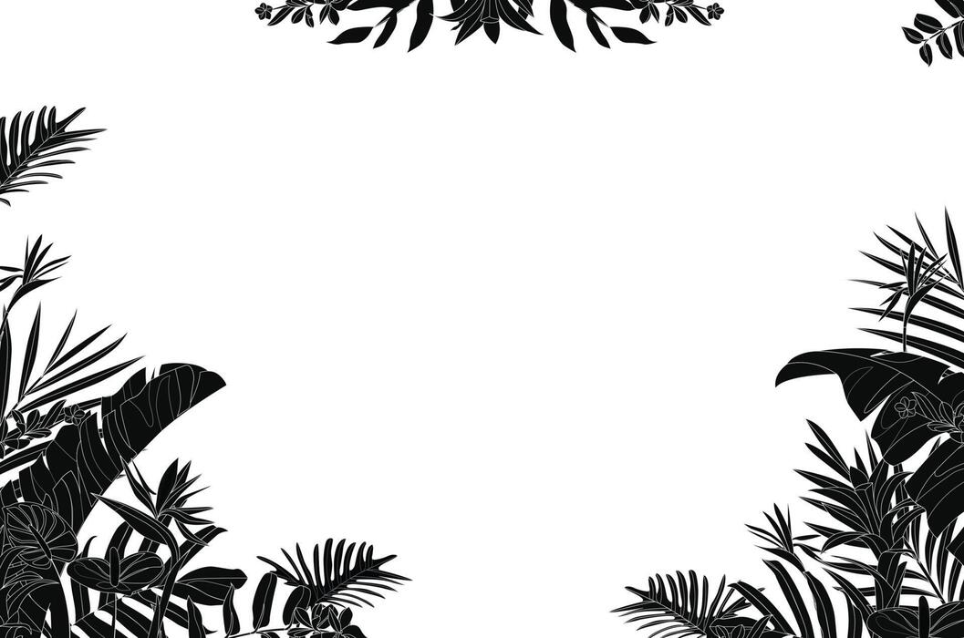 Jungle Black And White Vector Art, Icons, and Graphics for Free Download