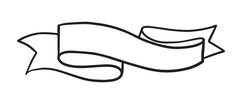 Ribbon Black And White Vector Art, Icons, and Graphics for Free Download