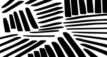 black and white line art hand drawn pattern vector background.