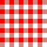 red white color Lumberjack Buffalo Plaid, Tartan scotland , seamless pattern fabric design . Minimal abstract geo lineal classic check background. Variegated stripes textile swatch, all over print vector