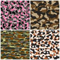 Free vector bundle 3 army texture color pattern