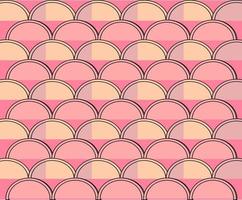 seamless pattern with pink fish scailes