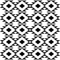 black and white seamless geometric pattern background vector