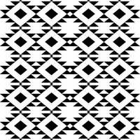 black and white seamless geometric pattern background vector