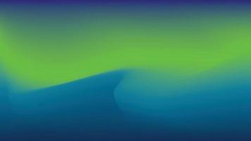 abstract background with smooth wavy lines in blue and green colors vector