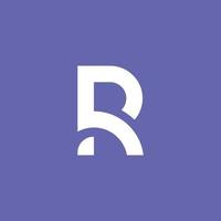 plantilla de logotipo de diseño de logotipo de letra r, símbolo de vector de logotipo creativo r
