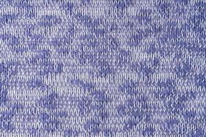 Bright blue white melange knitwear wool fabric texture background. Abstract textile backdrop photo