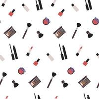 Cosmetics, seamless pattern, vector. vector