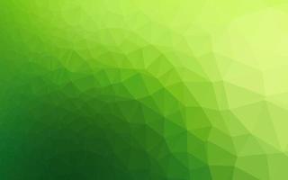 Light Green vector polygonal pattern.